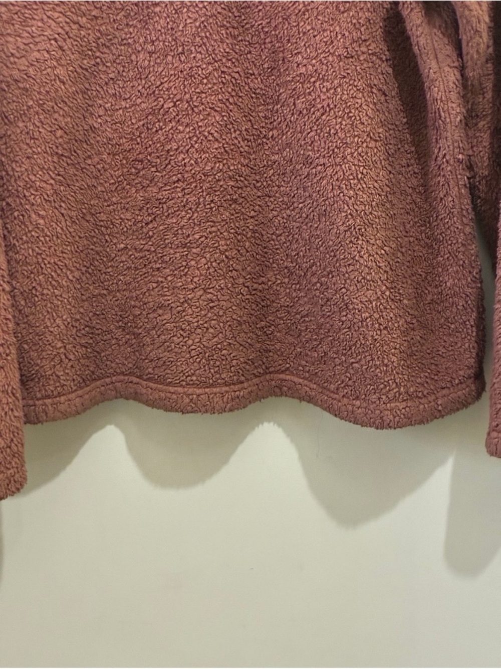 Patagonia Womens Los Gatos 1/4 Zip Fleece Pullover in Dusky Brown - Picture 4 of 8